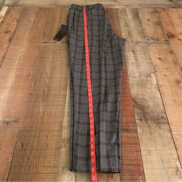 ASOS new look prince of wales check smart joggers in dark gray -L - Picture 6 of 9